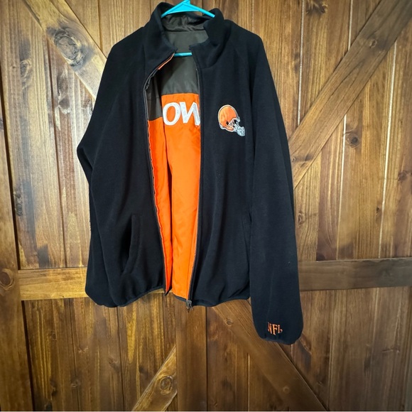 NFL Cleveland Browns Reversible Starter Jacket Coat XL - Picture 7 of 10